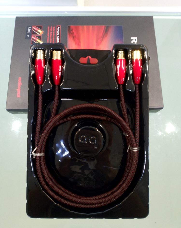 Audioquest AQ Line St Red River Red River RAC Signal Line XLR Balanced Line