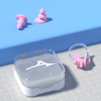 Розовый носовой зажим, беруши