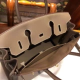 Gao Ding Half -Hand Sewing Layer Togo кожаная платиновая сумка!