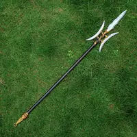 Окрашенная алебарда Лу Бу Фангтянь, 100 см, пластик ПП