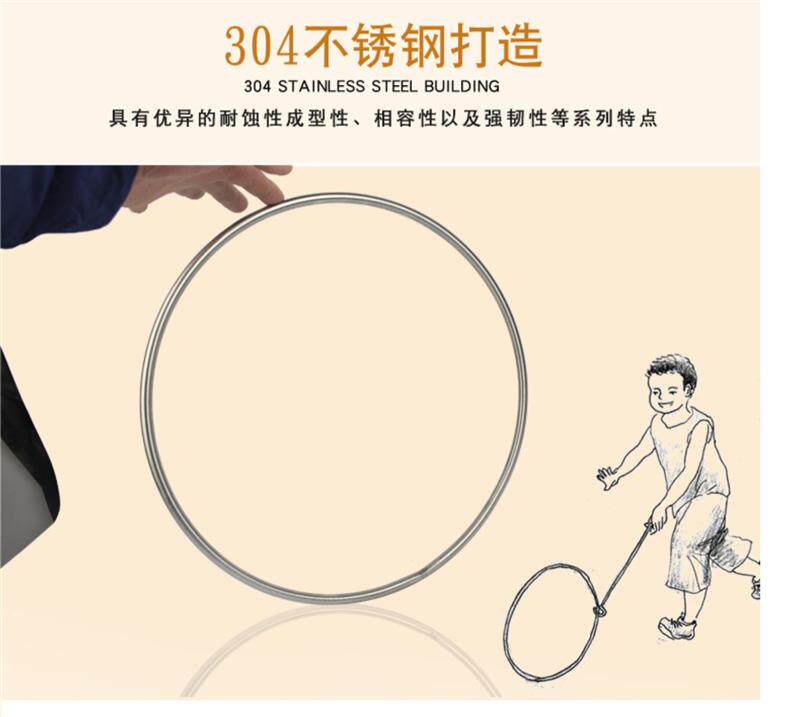 Катание обруча 实心滚铁环铁滚环80后怀旧玩具儿童圆环滚铁圈手推铁环小学生成人 Shuen Lung