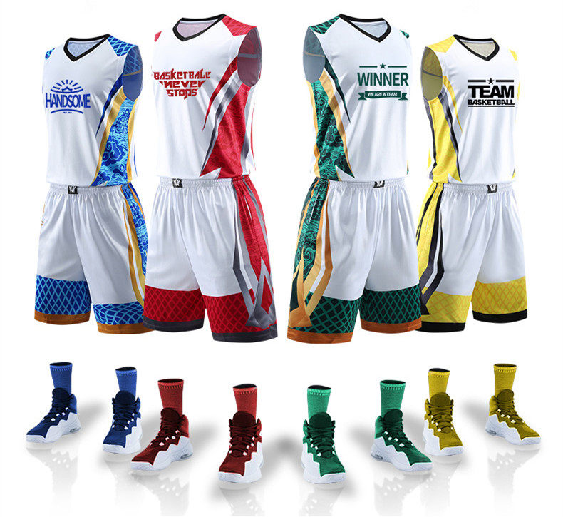 Спортивная форма custom print men kids basketball jersey sets child college t 0330TIA