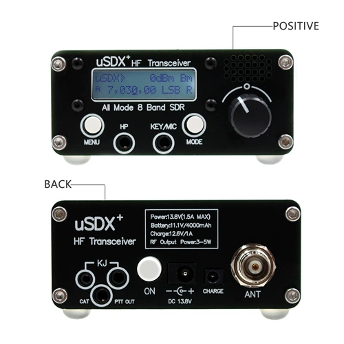 USDR USDX+PLUS V2 8 -Частная полоса SDR Полный режим HF SSB QRP PRESSCEIVER Версия обновления