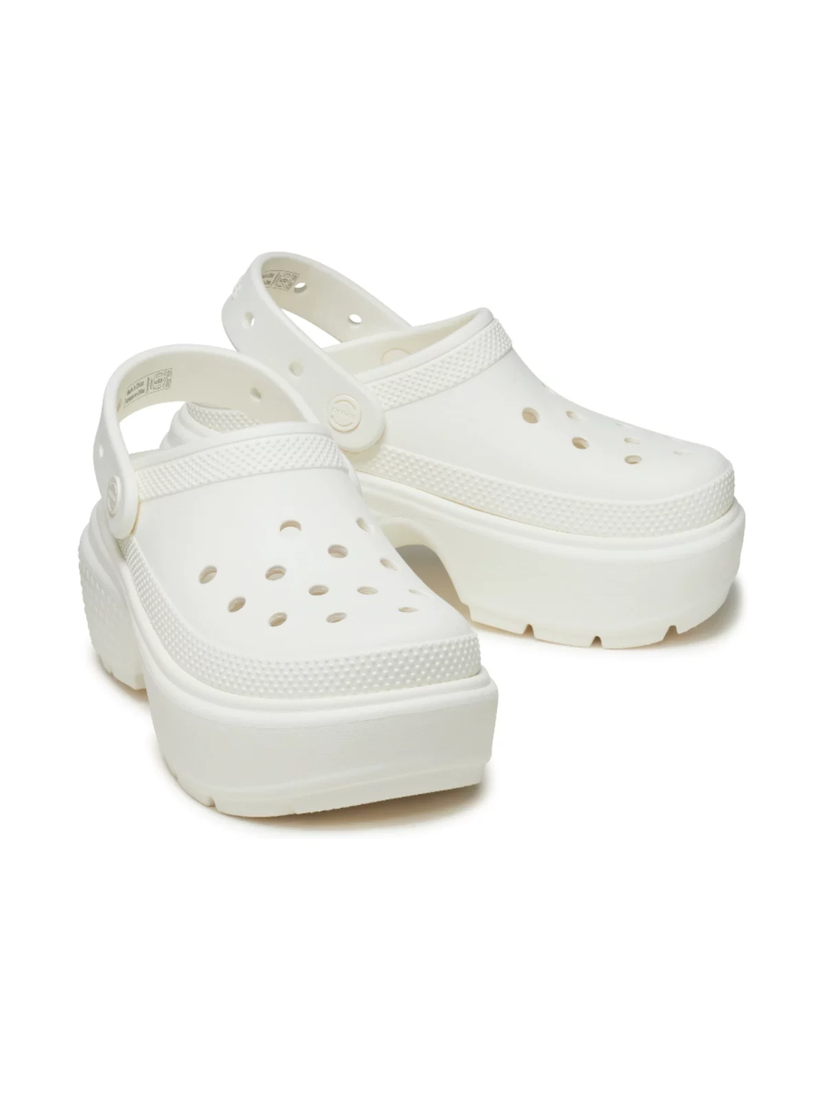 Корейская официальная прямая покупка посылка CROCS дырчатые туфли мужские и женские классические STOMP высокие каблуки 6,9 см
