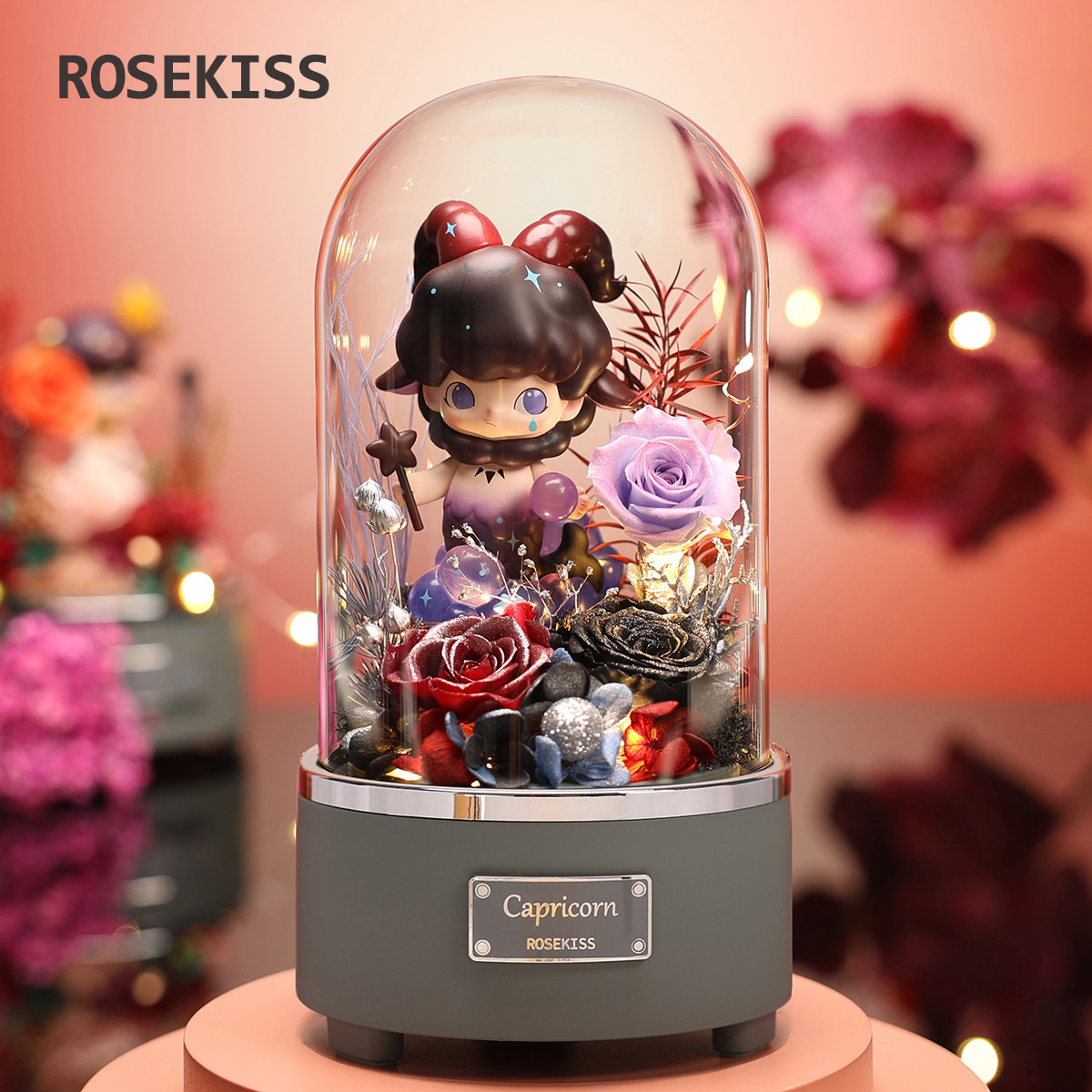 Подлинная серия constellation rose immortal flower подарочная коробка с цветочным узором высокого класса на Рождество, День Святого Валентина для подруги, подарок подругам на день рождения