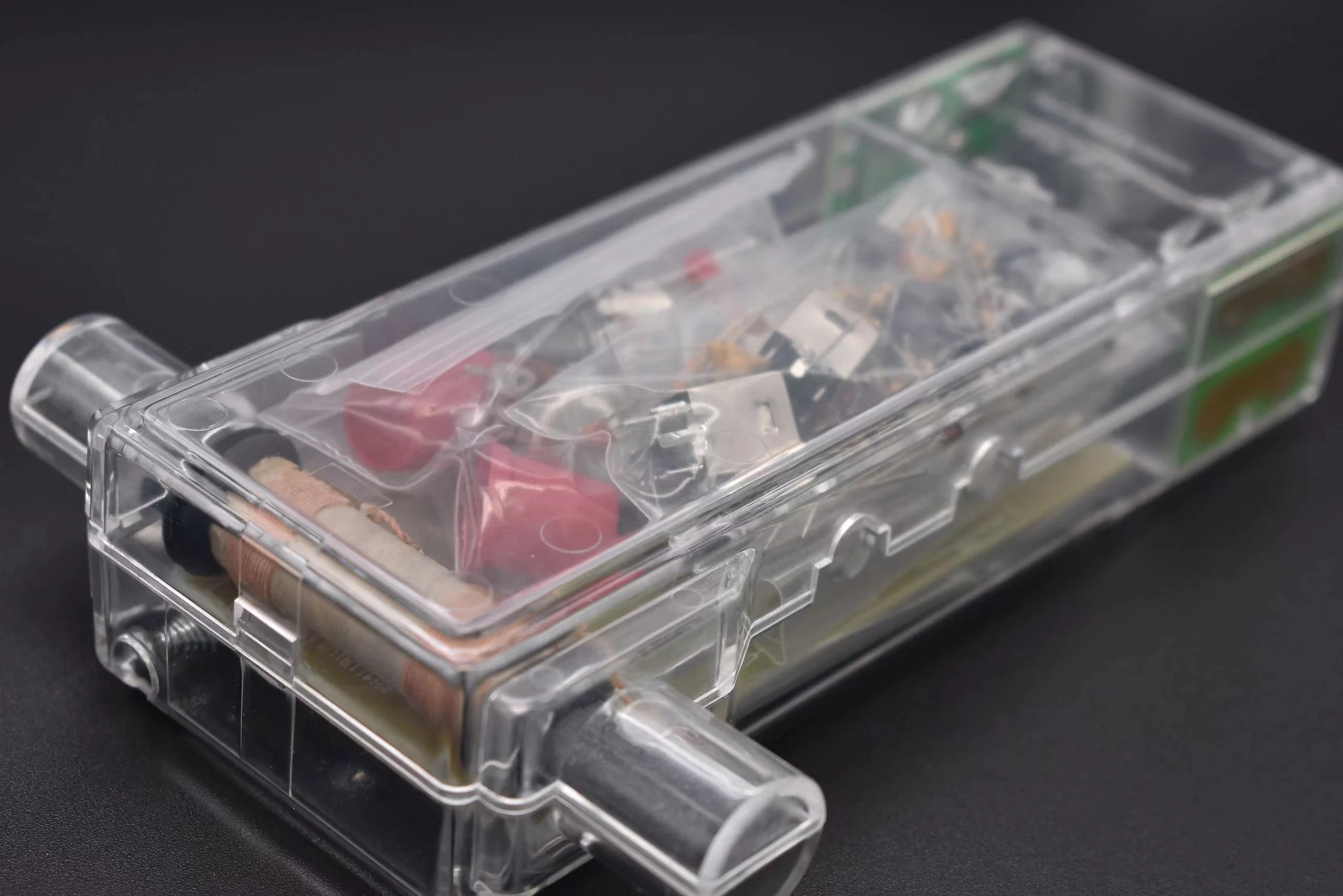 80m shortwave direction finding kit (transparent housing) for soldering ...
