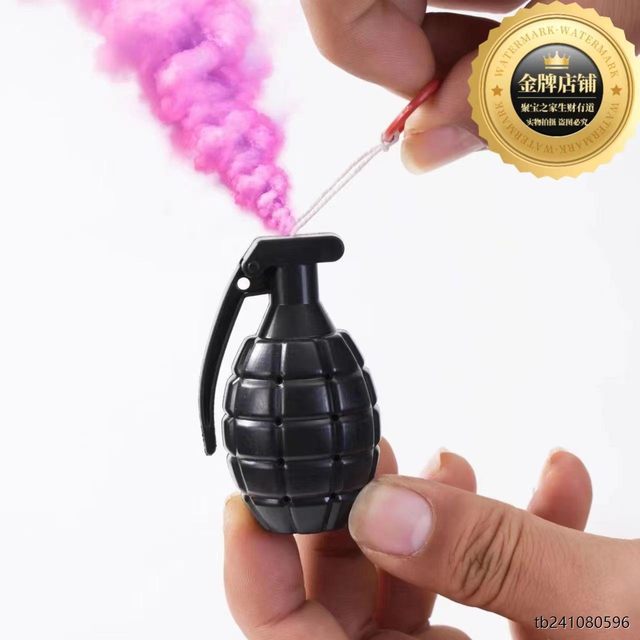 24 Colorful Smoke Toys That Can Smoke, Pull-Out Props, Realistic Grenade Models, Prank Items for Small Shops