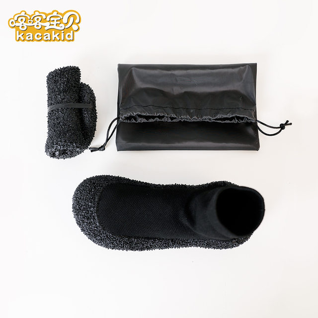 Indoor Silent Yoga Shoes and Socks, Gym Lightweight Shock-Absorbing Breathable Non-Slip Soft-Soled Sports Shoes, Treadmill Jump Rope Shoes