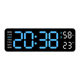 13inch Large Screen Led Clock Alarm Clock Electronic Clock Scandinavian Digital Clock Casual Living Room Wall Clock USB Powered