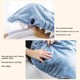 Shark Blanket Adult Cute Shark Blanket Hoodie Wearable Blanket Super Soft Flannel Sleeping Bag Anti-Kick Quilt