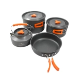 Дорожный портативный чайник для кемпинга, посуда для пикника, снаряжение, комплект