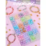 Детские бусины, браслет из бисера ручной работы, набор материалов, сумка через плечо, игрушка, подарочная коробка, «сделай сам», подарок на день рождения