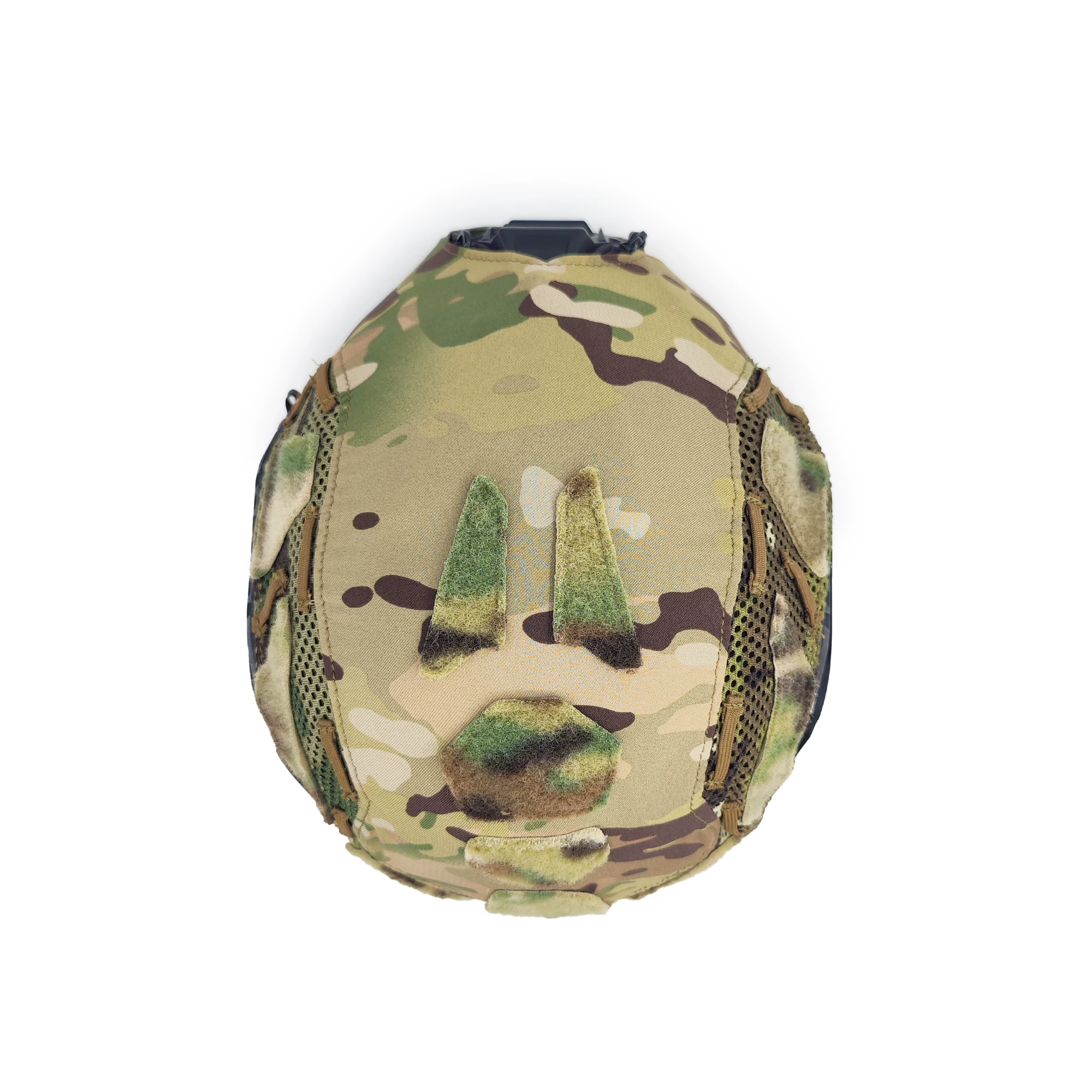 Funda para casco táctico en uso