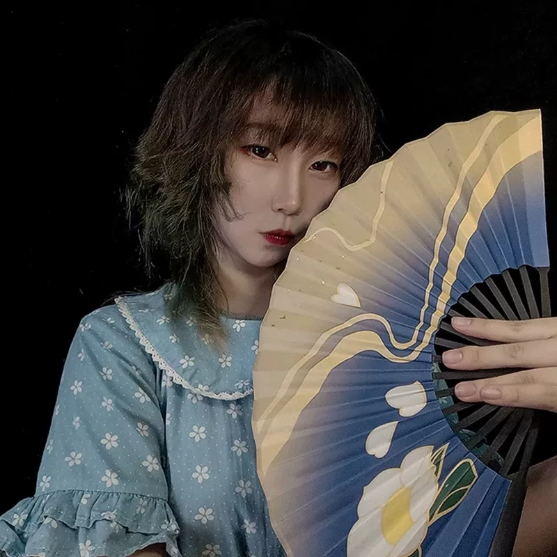 [Genshin Impact Kamisato Ayaka Cosplay Fan 原神神里绫华扇子]