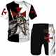 TheKnightTemplarManSummerSetSportsShorts+t-shirtsM