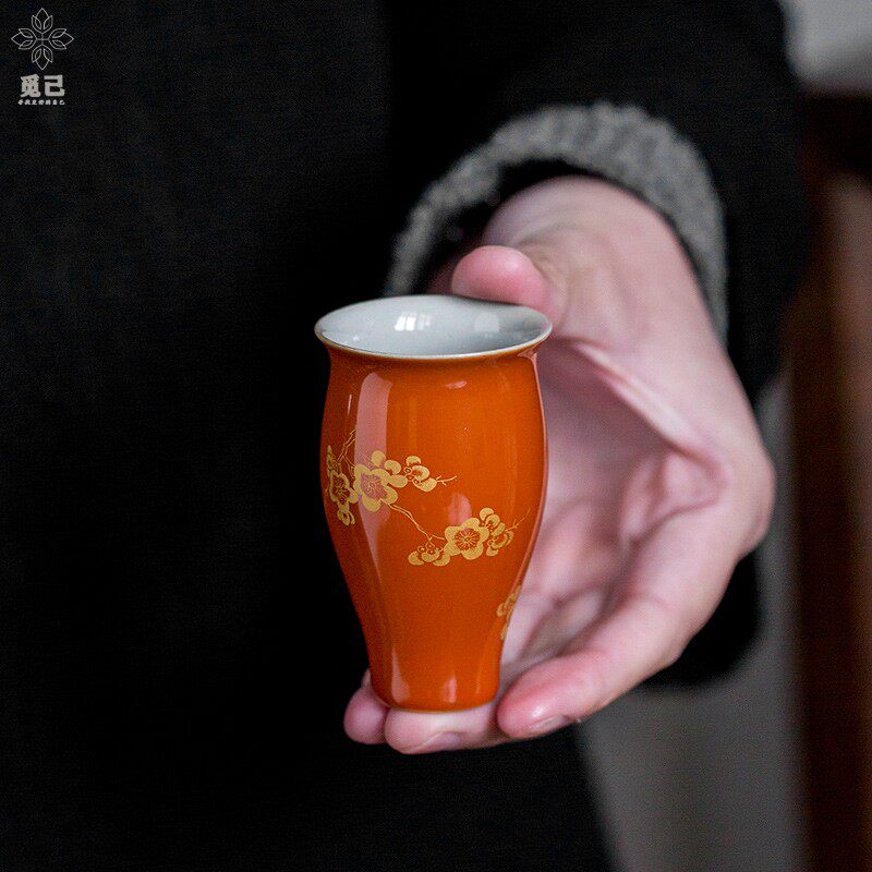 觅己手工烫金梅竹松闻香杯：品茗神器，茶艺美学新高度！-闻香杯-淘宝好物网