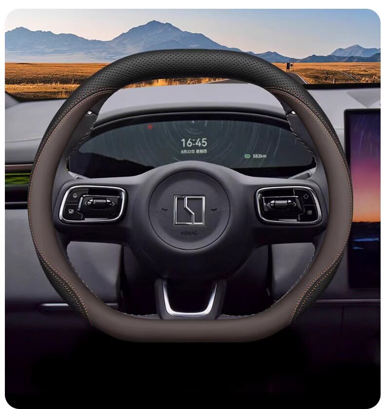 2026 Model Zeekr 7X Steering Wheel Cover, Special Interior Accessories for Zeekr 8X/007Gt/009, Handlebar Cover