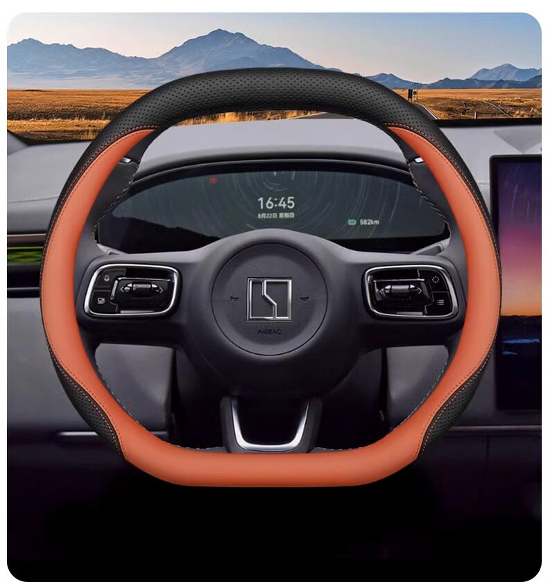 2026 Model Zeekr 7X Steering Wheel Cover, Special Interior Accessories for Zeekr 8X/007Gt/009, Handlebar Cover