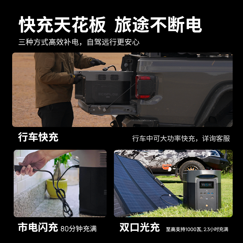 [Spot] ECOFlow Zhenghao Delta Delta 2max Большой ёмкости портативная внешняя энергия 이동