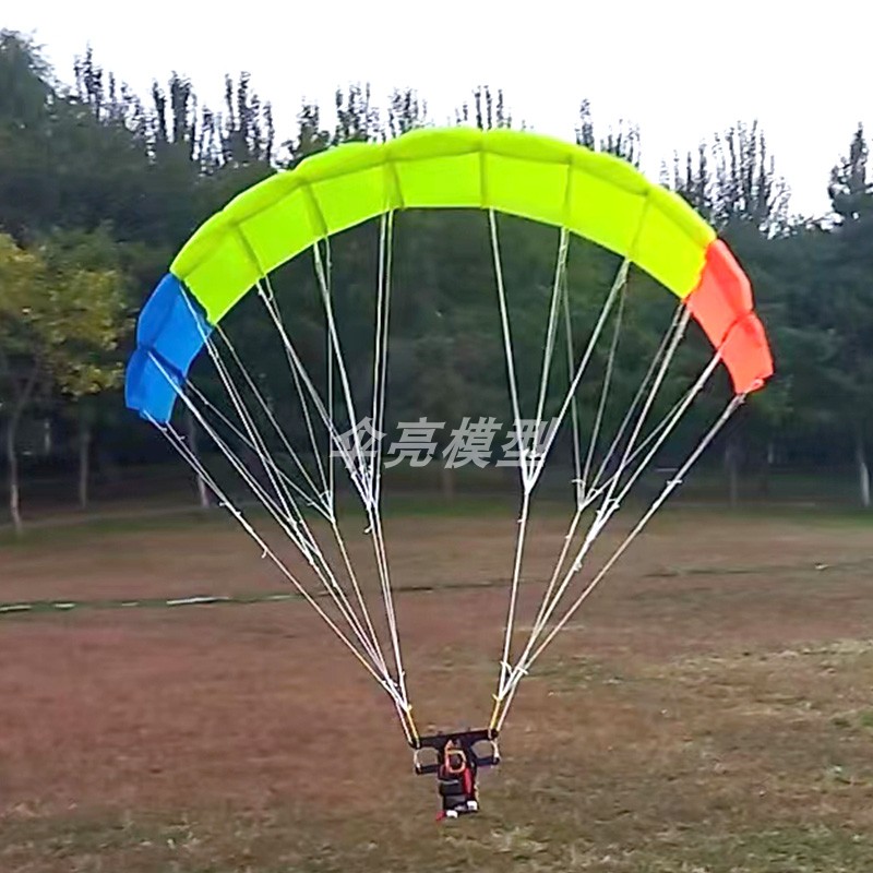 1メートルのリモコン式パワーパラグライダードローンLeaf1.0ベビー＆ドッグウォーキングアーティファクトスタントフライングパラシュートモデル