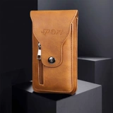 Универсальный ремень для пожилых людей, мобильный телефон, поясная сумка, чехол, 7 дюймов, из натуральной кожи, для среднего возраста