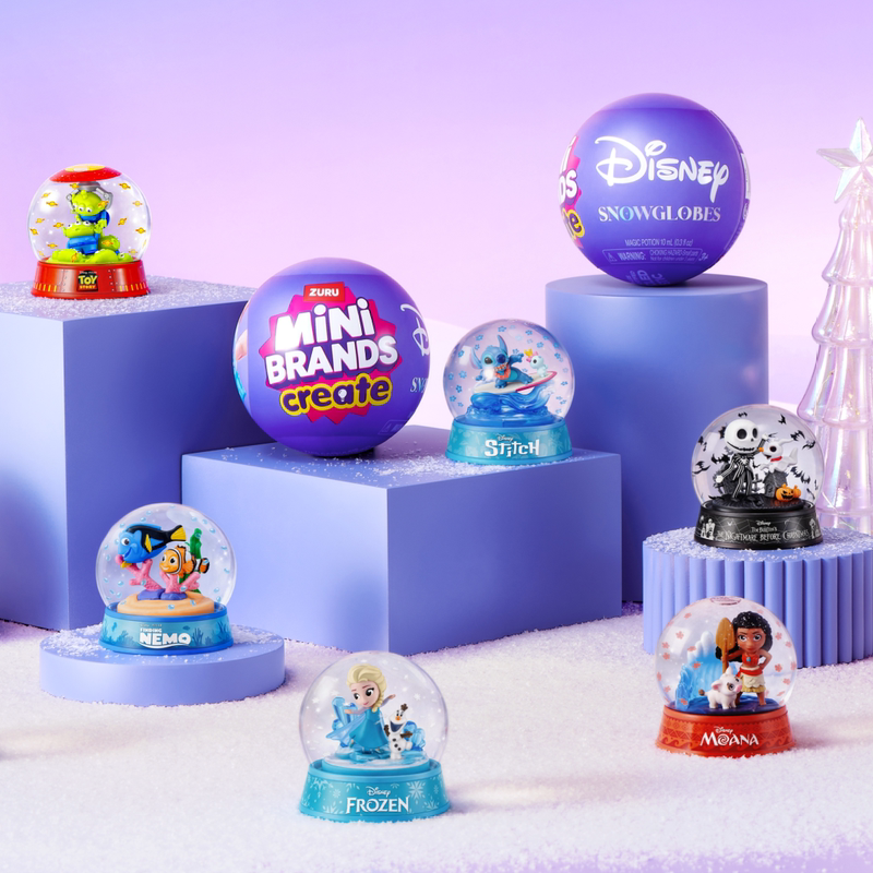 Zuru Disney Crystal Ball Blind Box Surprise Ball DIY Christmas Gift Frozen Mermaid Zuru Disney Crystal Ball Blind Box Surprise Ball DIY Christmas Gift Frozen Mermaid