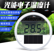 Ainofen fish tank thermometer aquarium special high-precision light energy patch transparent screen LED digital display light sensor