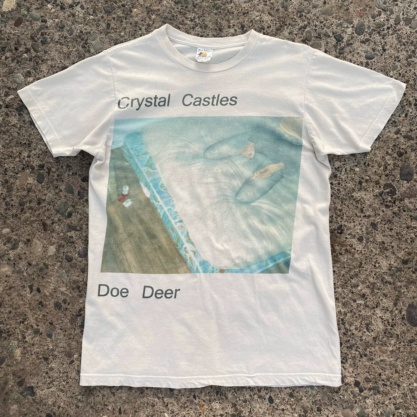 Футболка Crystal Castles Doe Deer, ретро американская, короткий рукав, свободный оверсайз