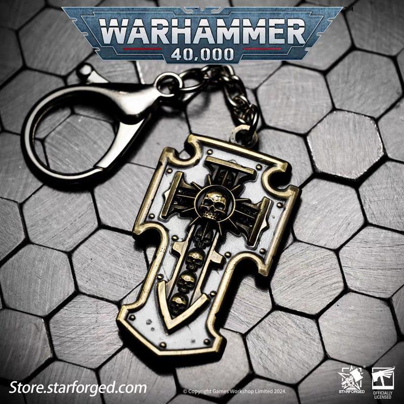 Starforged Star Casting Interstellar Warrior Storm Shield Keychain Warhammer 40K Peripheral Ornament Starforged Star Casting Interstellar Warrior Storm Shield Keychain Warhammer 40K Peripheral Ornament