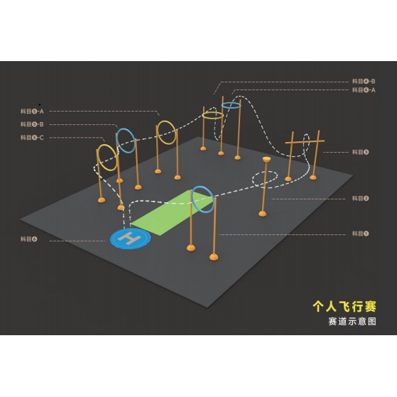 Youth Drone Personal Flying Competition Props Bird Venue Flying F 100200 Track Ring Rod