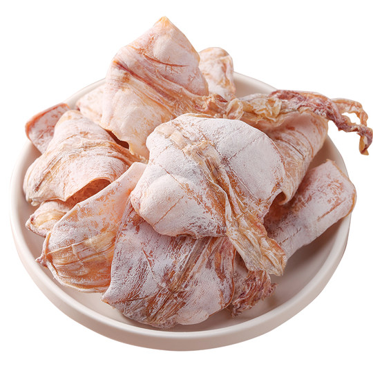 Mustard-Flavored Dried Squid, Ready-To-Eat Snack, Hand-Shredded Charcoal-Grilled Squid Strips, Dried Seafood Snack, Satisfying Snack