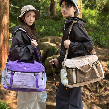 Short-Distance Travel Bag, Large Capacity, Can Be Used as a Trolley Case, Boarding Bag, Luggage Bag, Women's Expandable Leisure Sports and Fitness Bag