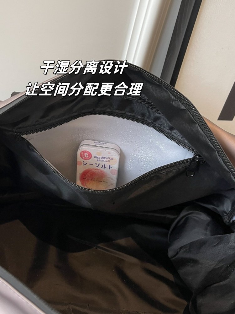 Short-Distance Travel Bag, Large Capacity, Can Be Used as a Trolley Boarding Bag, with Shoe Compartment, Expandable Luggage Bag, Crossbody Bag, Gym Bag