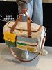 Short-Distance Travel Bag, Women's Large-Capacity Handbag, Crossbody Bag, Cute Maternity Bag, Business Trip Boarding Bag, Can Be Used as a Trolley Case