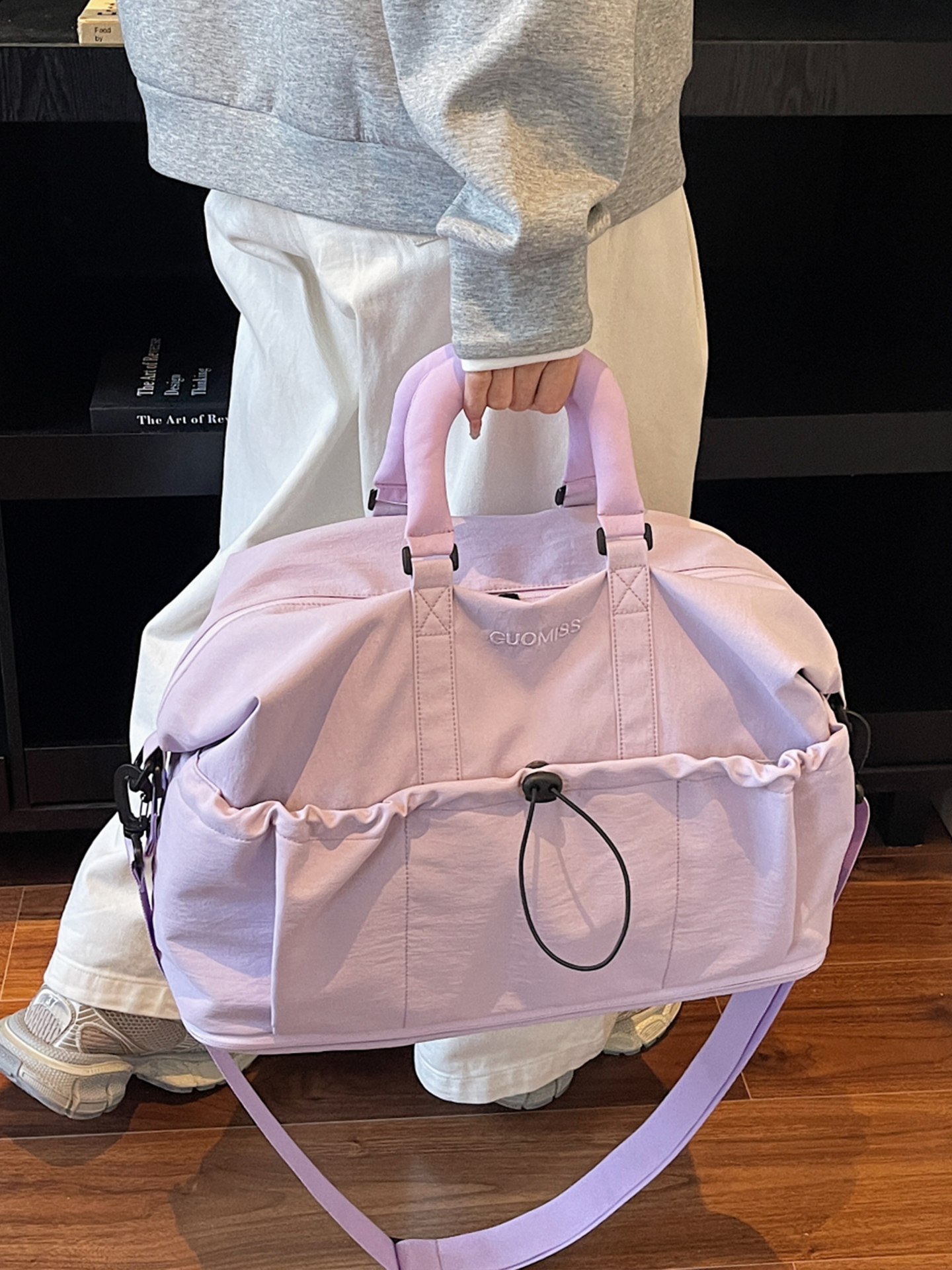 Short-Distance Travel Bag, Large Capacity, Can Be Used as a Trolley Case, Shoulder Bag, Crossbody Bag, Handbag, Portable Boarding Bag, Luggage Bag