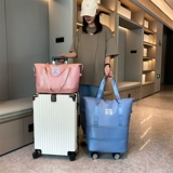 Вместительная и большая сумка для путешествий, багажная сумка на колесиках, портативная сумка-органайзер