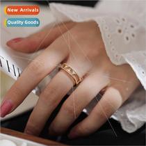 Chic Luxury Triangle Sail Zirconia Ring for Women Simple for D