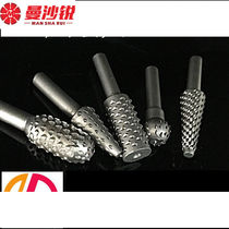 Woodworking tool tea tray polished head engraving knife wood filing electric rotary root engraving hardwood filing silver wood file silver color)