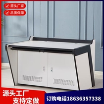 Monitoring console command console command center console monitoring table computer console security conference table