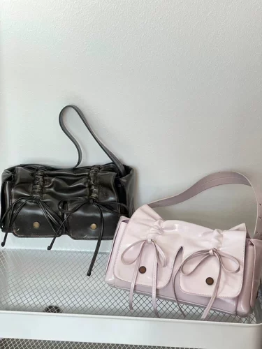 Модная летняя сумка подмышку, трендовая сумка на одно плечо, изысканный стиль, в корейском стиле