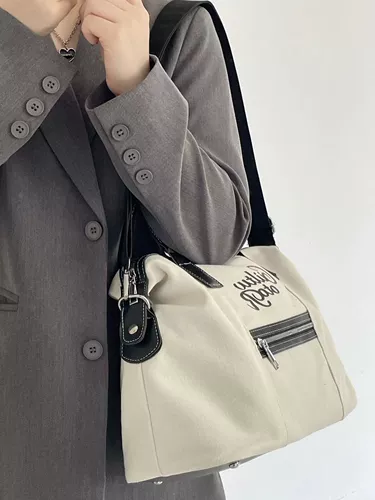 Универсальная портативная ретро сумка через плечо для отдыха, коллекция 2023, в американском стиле