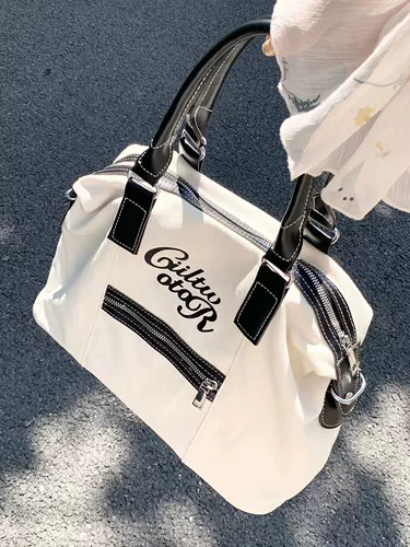 Универсальная портативная ретро сумка через плечо для отдыха, коллекция 2023, в американском стиле