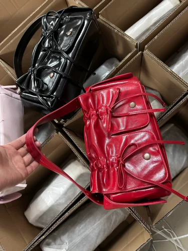 Модная летняя сумка подмышку, трендовая сумка на одно плечо, изысканный стиль, в корейском стиле