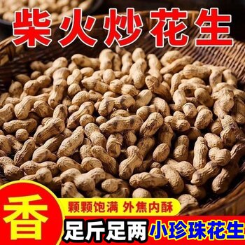 [Freshly Fried Iron Pot] New Arrivals, Selected Original Small Pearls, Garlic, Walnuts, Peanuts, Farm-Grown Fried Peanuts in Shells