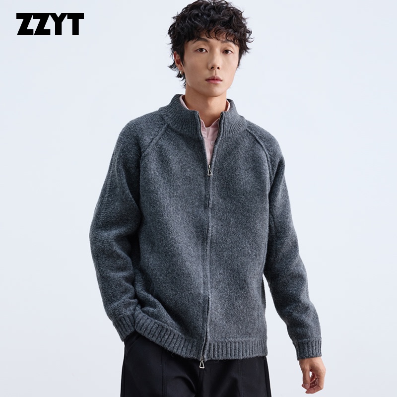 Zzyt American Retro Deconstructed Patchwork Crew Neck Sweater for Men and Women, Simple Lazy Style Loose Casual Cardigan Knitwear Zzyt American Retro Deconstructed Patchwork Crew Neck Sweater for Men and Women, Simple Lazy Style Loose Casual Cardigan Knitwear