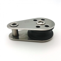 Stainless steel fixed nylon pulley single pulley sailing yacht accessories parasol accessories hardware accessories