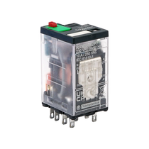 Schneider intermediate electromagnetic relay LED indication test button type RXM3AB2P7 3 open 3 closed 11 feet 10A