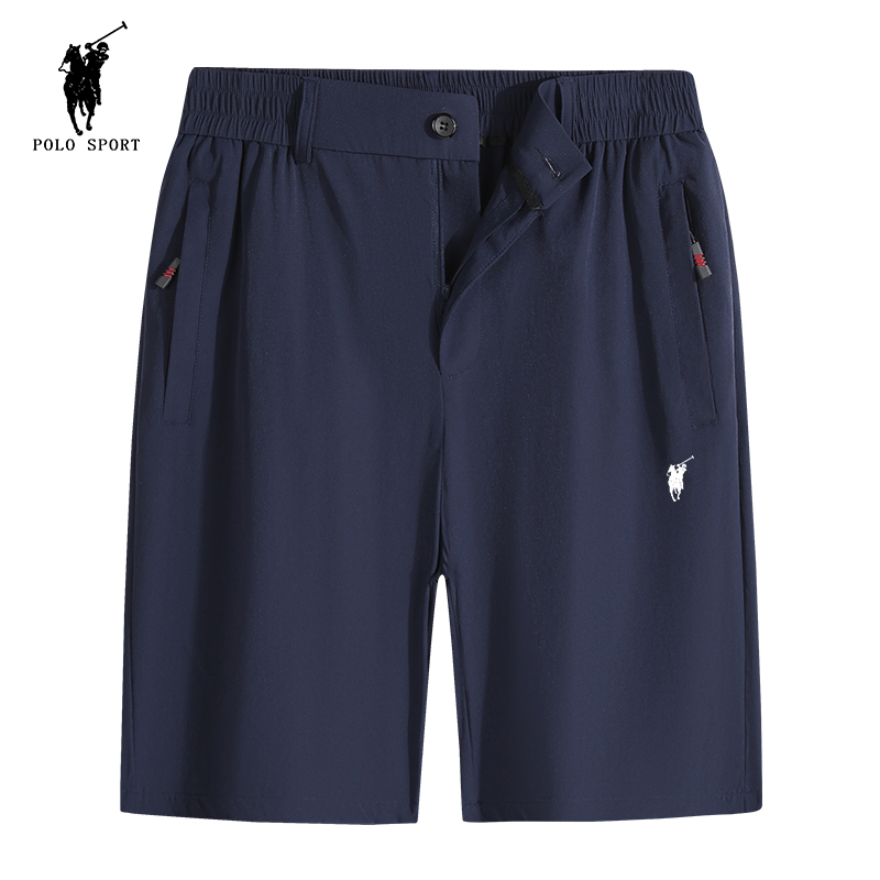Polo Sport Summer Paul's New Five-Quarter Pants Men's Ice Silk Shorts Breathable Casual Pants Loose Shorts