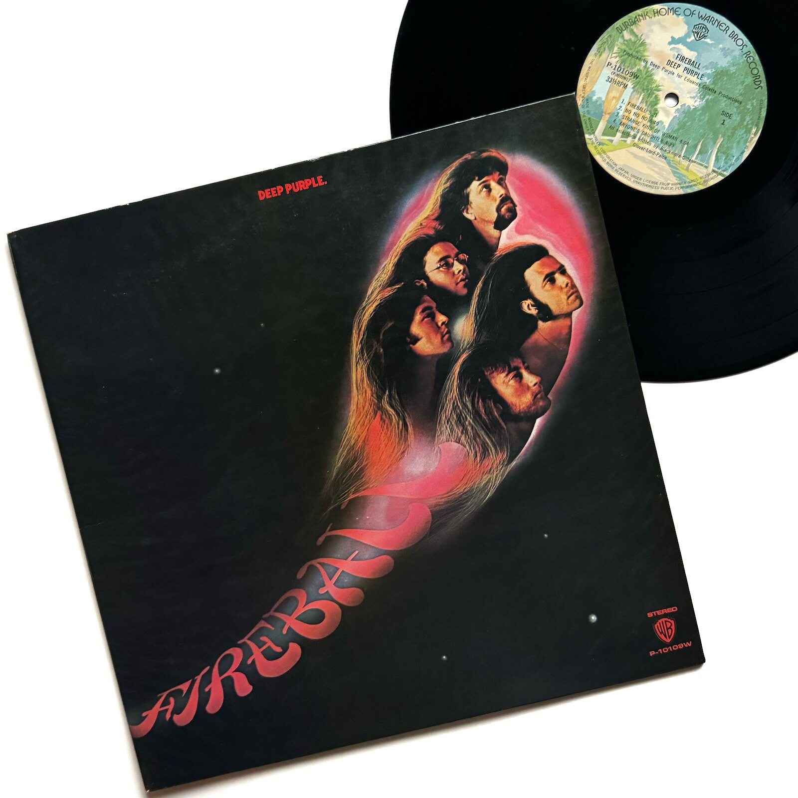 Deep Purple-Fireball '76 - японская версия винилового альбома Deep Purple Изображение 1