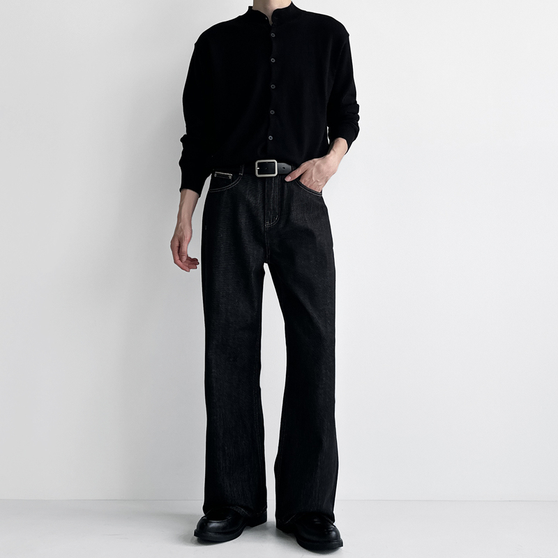 All K11P "Non-Fading Raw Denim" Autumn A-Line Straight-Leg Jeans for Men, Loose Casual Workwear Wide-Leg Pants All K11P "Non-Fading Raw Denim" Autumn A-Line Straight-Leg Jeans for Men, Loose Casual Workwear Wide-Leg Pants